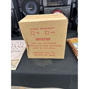 Emperor Clock Movement 341-020  11 MM No Jewels Retails $360 Free Shipping